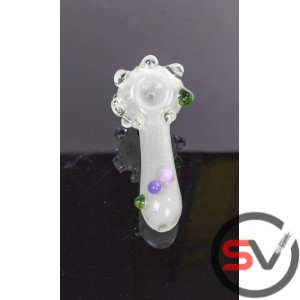COMPOUND BOWL GLOW IN DARK HAND PIPE 5inch